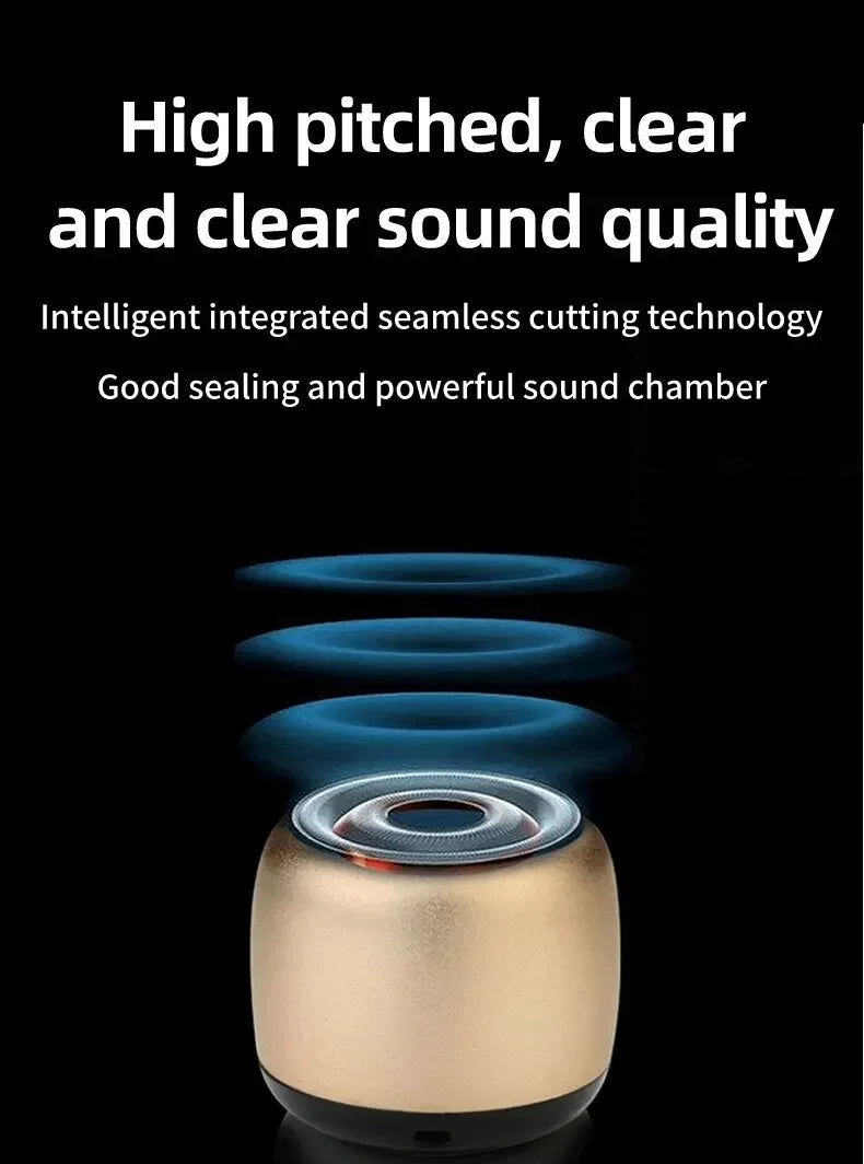 VIKEFON M1 Portable Bluetooth Speaker Music Stereo Surround Mini USB Outdoor Subwoofer Speaker Audio Player Speaker Microphone