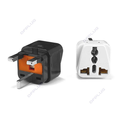 2 in 1 UK Plug Travel Adapter US EU AU to UK Universal High Quality Plug Adapter with 250V 13A Fuse EU To UK Converter AC Outlet