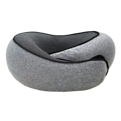 Travel Neck Pillow Memory Foam U-shaped Pillow Snail Style Travel Neck Support Portable Adjustable Soft Noon Break Sleep Pillows