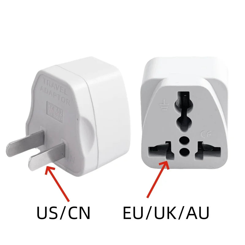 Universal AU UK US EU Plug Adapter US to EU Plug Converter Australian KR Euro Travel Adapter Power Electric Socket AC Outlet