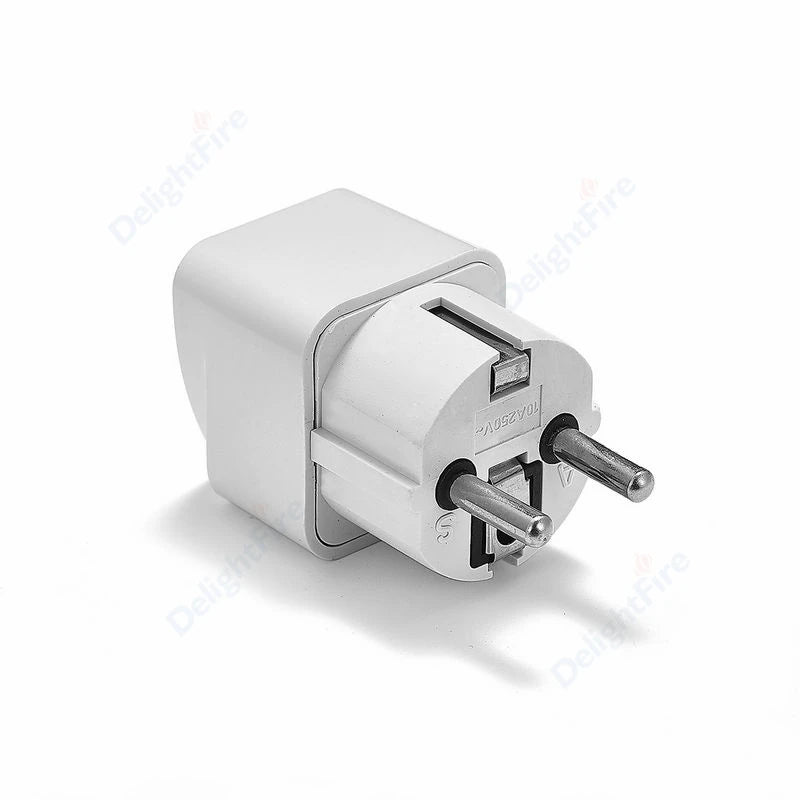 EU Plug Adapter AU UK US To EU KR Universal Travel Adapter Euro Plug Adapter Power Socket Electrical Plug Converter AC Outlet