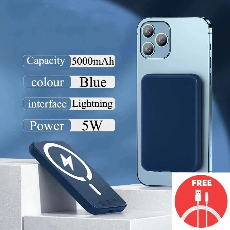 Magnetic Powerbank For iPhone Original External Battery Portable Wireless Charger for apple magsafe Power Bank Spare Battery