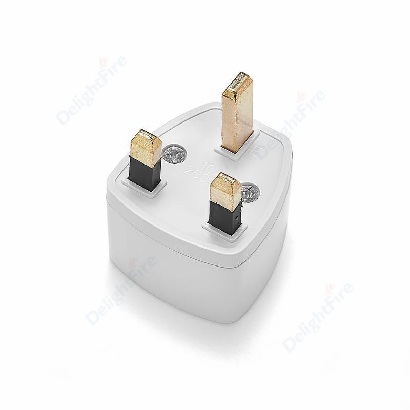 US To UK Plug Adapter Korea Euro European To British Universal Travel Adapter 3Pin Plug Type G Power Adaptor Outlet Converter