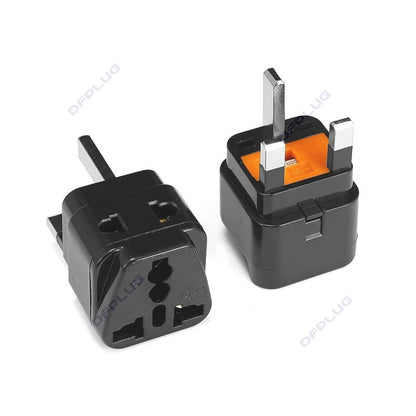 2 in 1 UK Plug Travel Adapter US EU AU to UK Universal High Quality Plug Adapter with 250V 13A Fuse EU To UK Converter AC Outlet