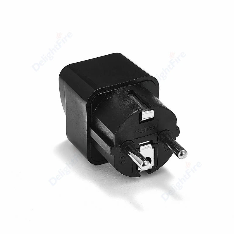 EU Plug Adapter AU UK US To EU KR Universal Travel Adapter Euro Plug Adapter Power Socket Electrical Plug Converter AC Outlet