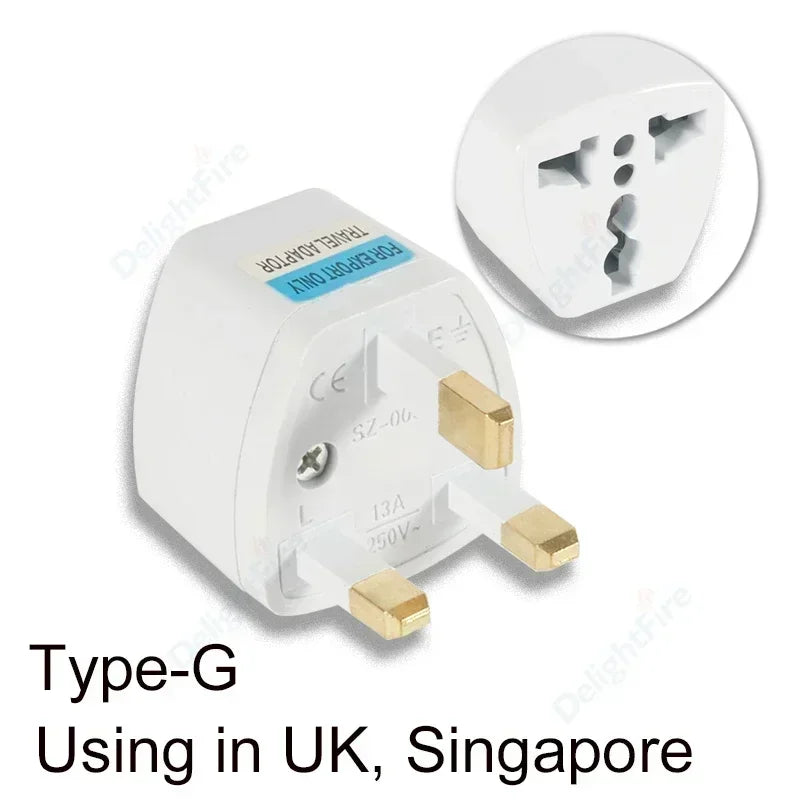 EU Plug Adapter AU UK US To EU KR Universal Travel Adapter Euro Plug Adapter Power Socket Electrical Plug Converter AC Outlet