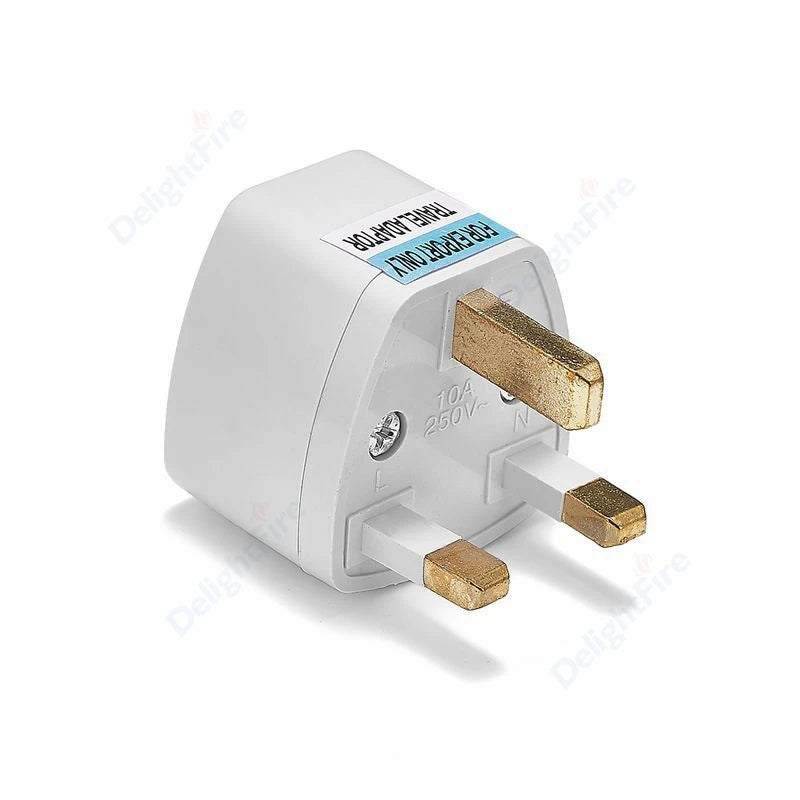 US To UK Plug Adapter Korea Euro European To British Universal Travel Adapter 3Pin Plug Type G Power Adaptor Outlet Converter