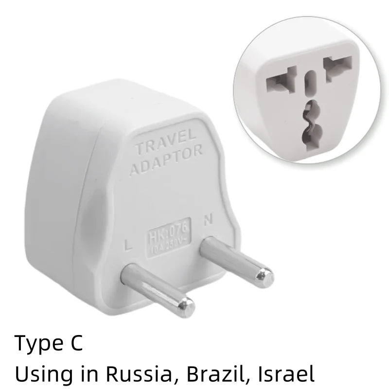 Universal AU UK US EU Plug Adapter US to EU Plug Converter Australian KR Euro Travel Adapter Power Electric Socket AC Outlet