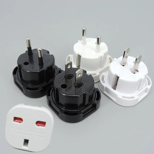 1/3pcs UK Plug to EU US AU Converter Euro Wall Travel Power Adapter 250V Charger EU Germany Korea Plug British Scoket Outlet