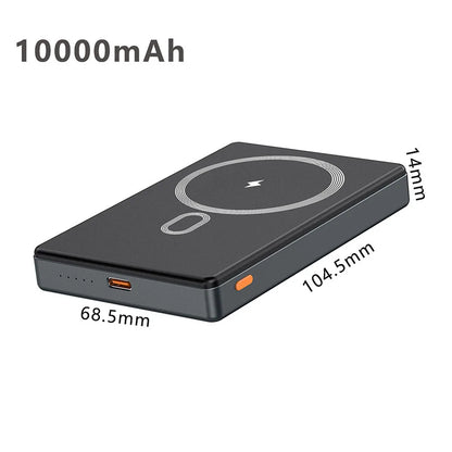 10000mAh Wireless Power Bank Magnetic PD20W Portable External Battery Fast Charging for Magsafe For iPhone 15 14 13 12 11 Xiaomi