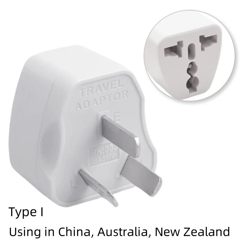 Universal AU UK US EU Plug Adapter US to EU Plug Converter Australian KR Euro Travel Adapter Power Electric Socket AC Outlet