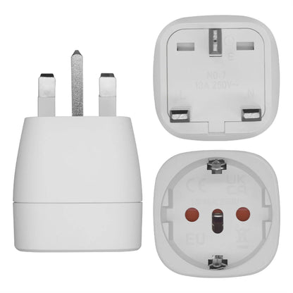 JORINDO UK to EU AC power converter adapter,European To British Singapore Malaysia Travel Adapter EU Plug To UK connector