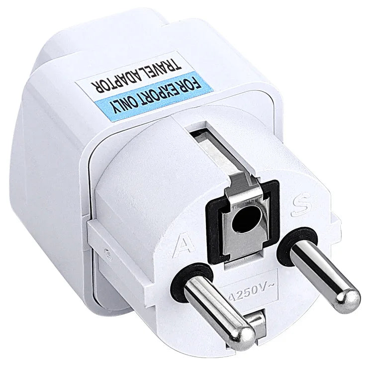 EU Electrical Socket Plug US UK AU To EU KR Travel Adapter Universal EU Adapter International Converter Power Socket