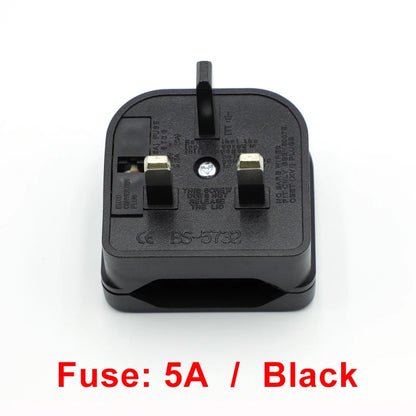 1PCS European Euro Eu 2 Pin To Uk 3 Pin Power Socket Travel Plug Adapter Converter Power Adapter Charger Power Socket Outlet