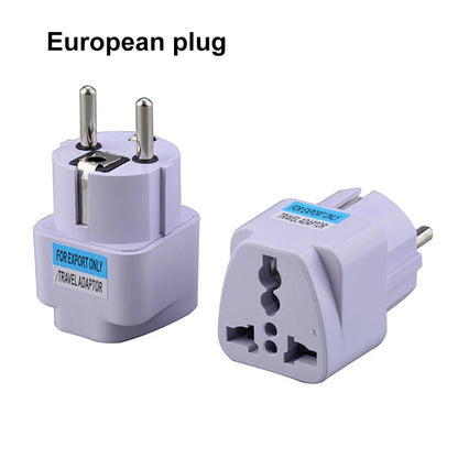 Universal Adapter USA To Euro Europe AC Power Wall Charger Adapter Converter Travel 2 Round Pin Socket US/UK/AU/DE/itlay EU Plug