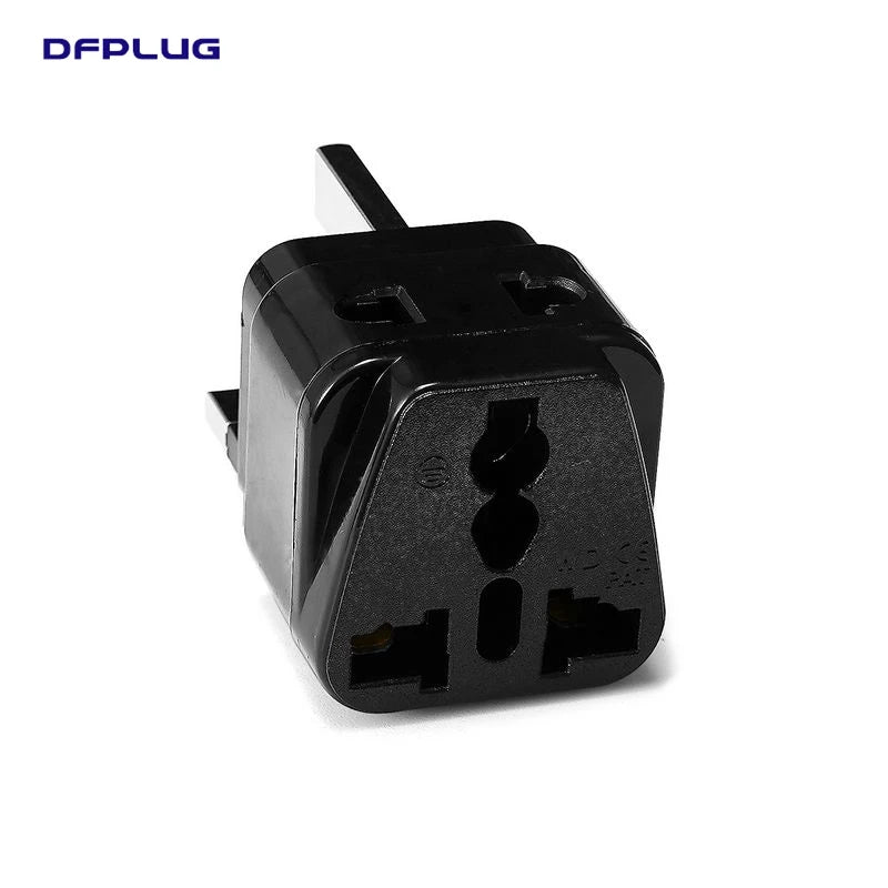 2 in 1 UK Plug Travel Adapter US EU AU to UK Universal High Quality Plug Adapter with 250V 13A Fuse EU To UK Converter AC Outlet