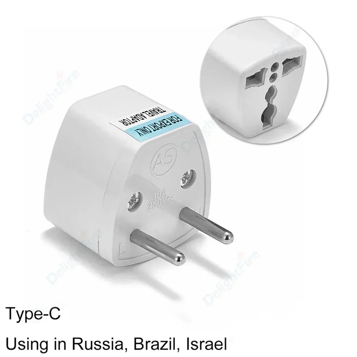 EU Plug Adapter AU UK US To EU KR Universal Travel Adapter Euro Plug Adapter Power Socket Electrical Plug Converter AC Outlet