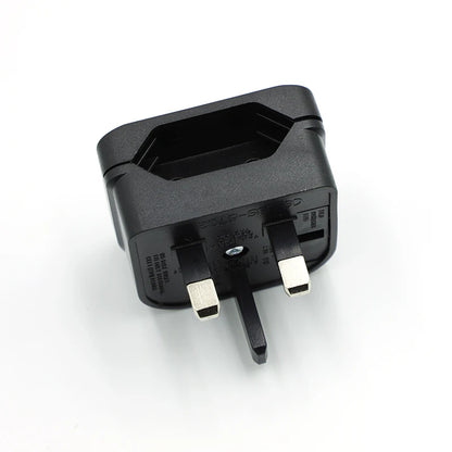 1PCS European Euro Eu 2 Pin To Uk 3 Pin Power Socket Travel Plug Adapter Converter Power Adapter Charger Power Socket Outlet