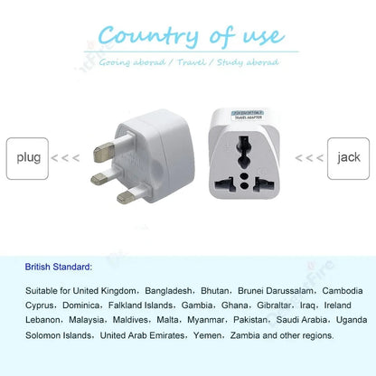 Universal AU UK US EU Plug Adapter US to EU Plug Converter Australian KR Euro Travel Adapter Power Electric Socket AC Outlet