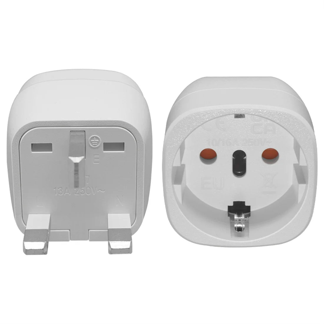 JORINDO UK to EU AC power converter adapter,European To British Singapore Malaysia Travel Adapter EU Plug To UK connector