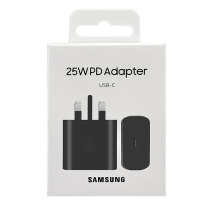 Samsung PD 25W Charger EU US UK Super Fast Charging Wall Adapter Daul Type C Cable For Galaxy S22 S21 S20 Ultra Note 20 10+ A53