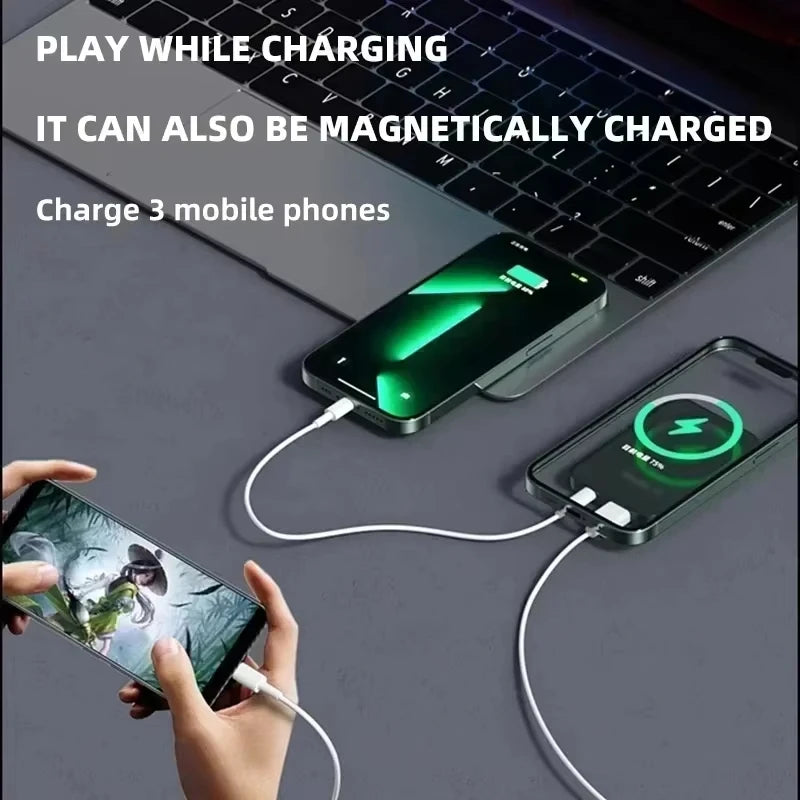 Xiaomi 100000mAh Magnetic Power Bank Wireless Fast Charger For Magsafe Portable Auxiliary Battery Pack For iphone Huawei Samsung