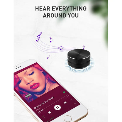 Bone Conduction Bluetooth Speaker Vibration Stereo Audio Digital TWS Wireless Smallest Speakers Dropshipping Mini Portable Metal