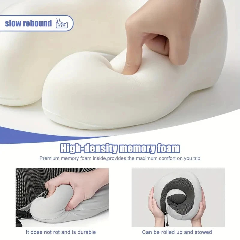 U Shaped Memory Foam Neck Pillows SoftTravel Pillow Massage Neck Pillow SleepincAirplane Pillow Cervical  Bedding