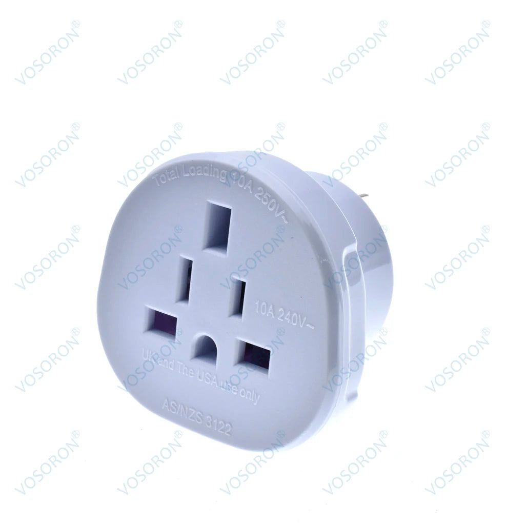 Universal 3Pin AU NZ Power Plug Adapter 3 pin New Zealand Australia Travel Plug US/UK/EU to AU/NZ Plug Converter