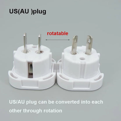 1/3pcs UK Plug to EU US AU Converter Euro Wall Travel Power Adapter 250V Charger EU Germany Korea Plug British Scoket Outlet