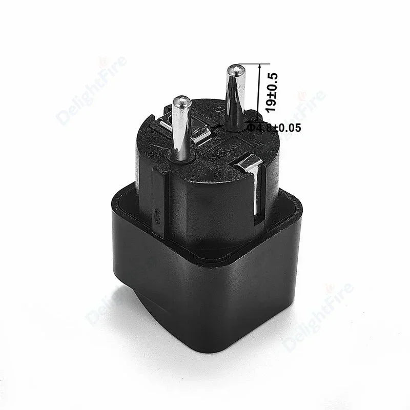 EU Plug Adapter AU UK US To EU KR Universal Travel Adapter Euro Plug Adapter Power Socket Electrical Plug Converter AC Outlet