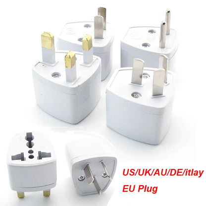 Universal Adapter USA To Euro Europe AC Power Wall Charger Adapter Converter Travel 2 Round Pin Socket US/UK/AU/DE/itlay EU Plug