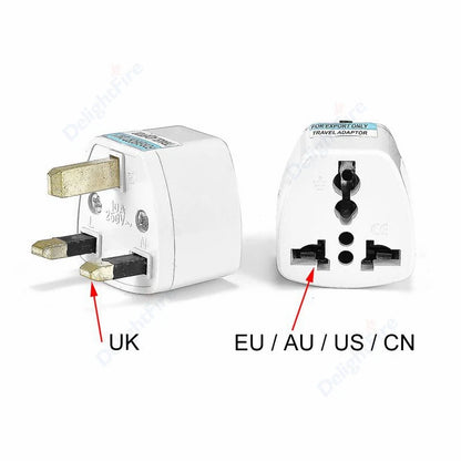 US To UK Plug Adapter Korea Euro European To British Universal Travel Adapter 3Pin Plug Type G Power Adaptor Outlet Converter