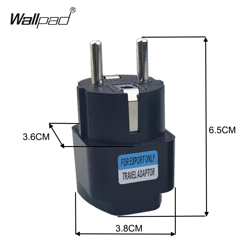 EU Electrical Socket Plug US UK AU To EU KR Travel Adapter Universal EU Adapter International Converter Power Socket