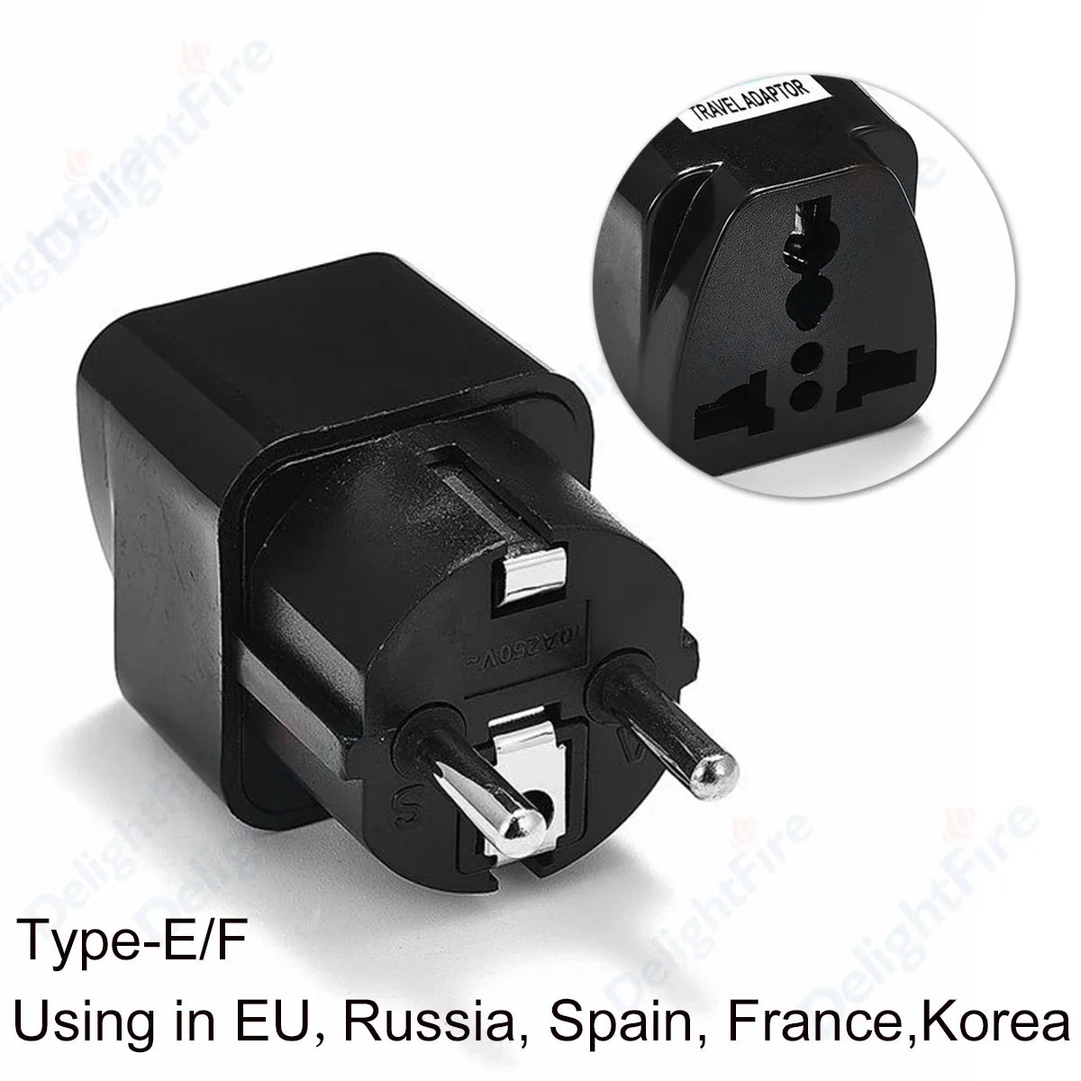 Universal Plug Adapter Euro European EU To US America China CN British UK Australia AU Korea Travel Adapter AC Converter Socket