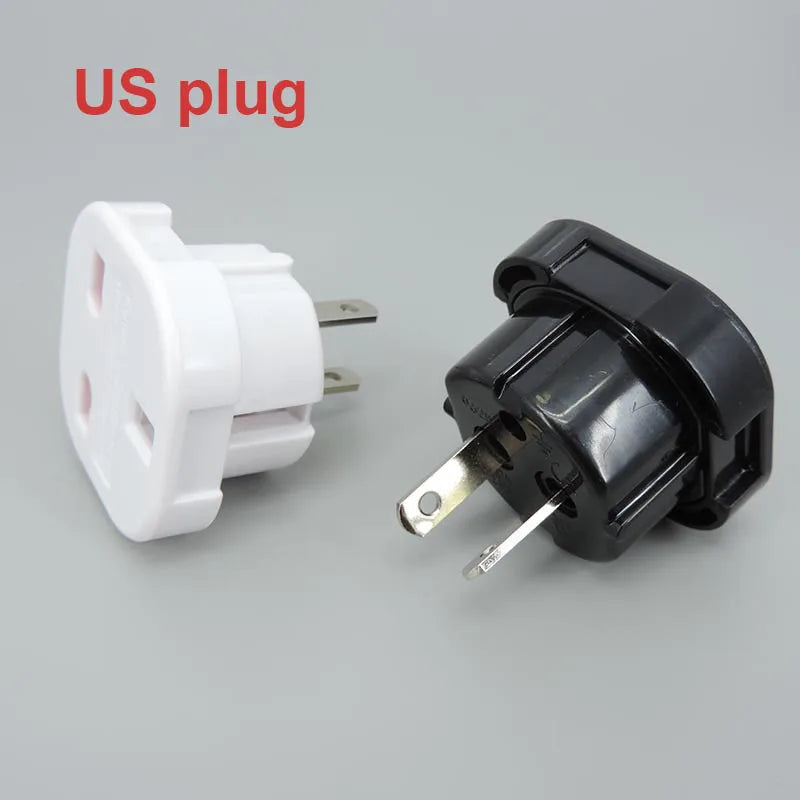 1/3pcs UK Plug to EU US AU Converter Euro Wall Travel Power Adapter 250V Charger EU Germany Korea Plug British Scoket Outlet