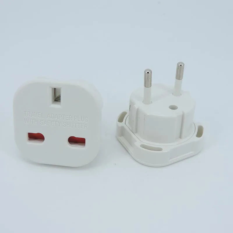 1/3pcs UK Plug to EU US AU Converter Euro Wall Travel Power Adapter 250V Charger EU Germany Korea Plug British Scoket Outlet