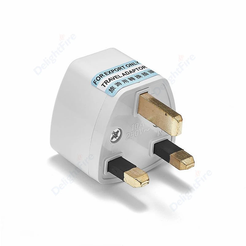 US To UK Plug Adapter Korea Euro European To British Universal Travel Adapter 3Pin Plug Type G Power Adaptor Outlet Converter