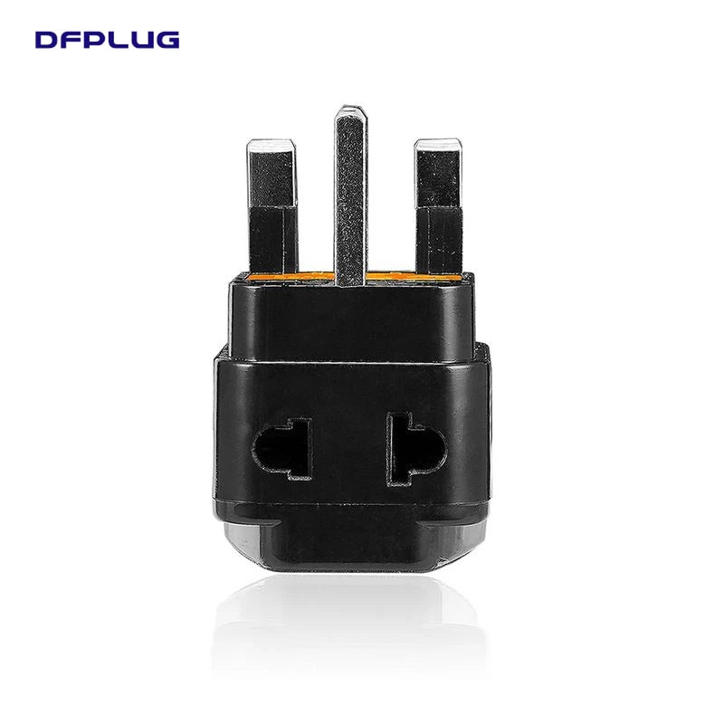 2 in 1 UK Plug Travel Adapter US EU AU to UK Universal High Quality Plug Adapter with 250V 13A Fuse EU To UK Converter AC Outlet