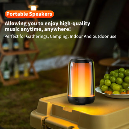 QERE Bluetooth Speaker with Hi-Res 5W Audio,Wireless HiFi Portable Speaker IPX5 Waterproof,Outdoor Multiple connection modes,