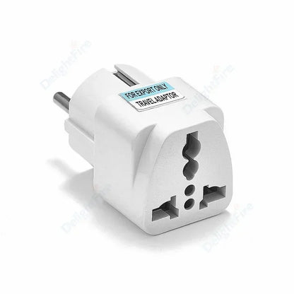 EU Plug Adapter AU UK US To EU KR Universal Travel Adapter Euro Plug Adapter Power Socket Electrical Plug Converter AC Outlet