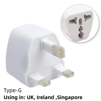 Universal AU UK US EU Plug Adapter US to EU Plug Converter Australian KR Euro Travel Adapter Power Electric Socket AC Outlet