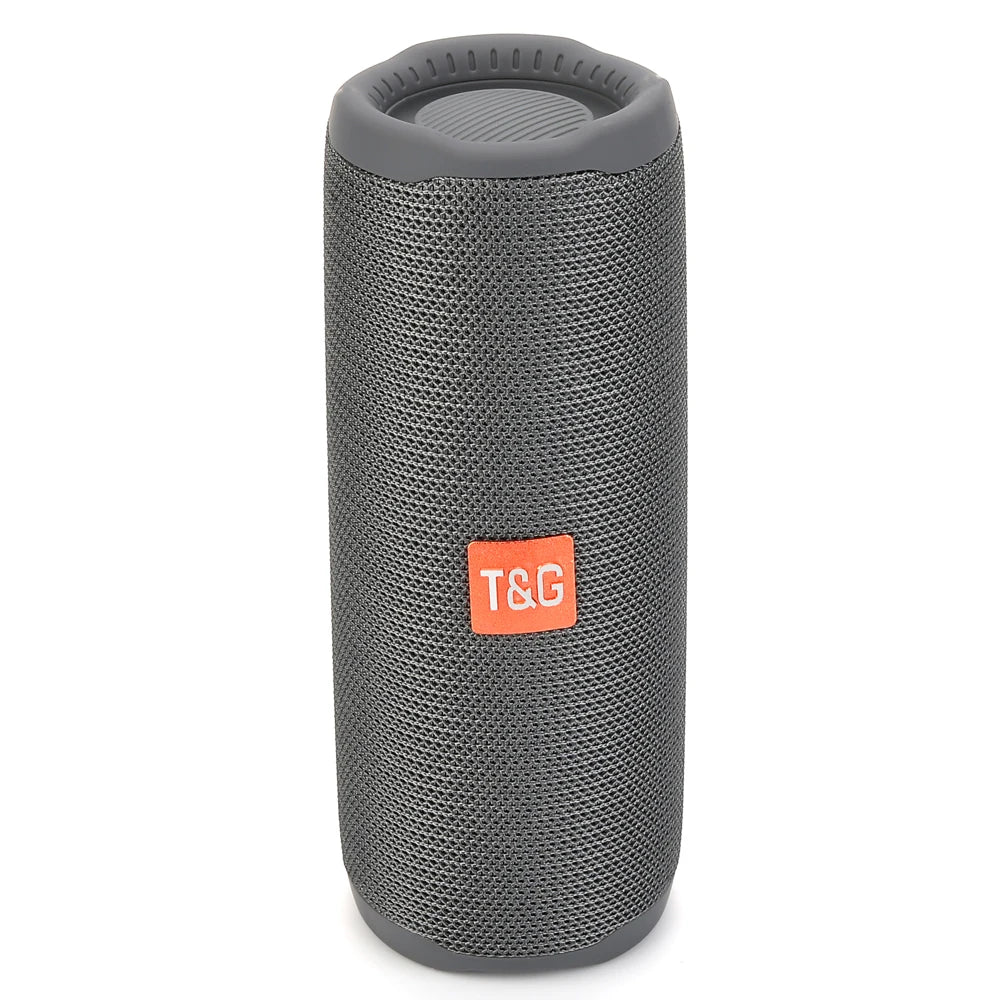 TG365 Portable Bluetooth Speaker Dual Bass LED Wireless Subwoofer Waterproof Outdoor Column Boombox FM AUX BT TF Music Player