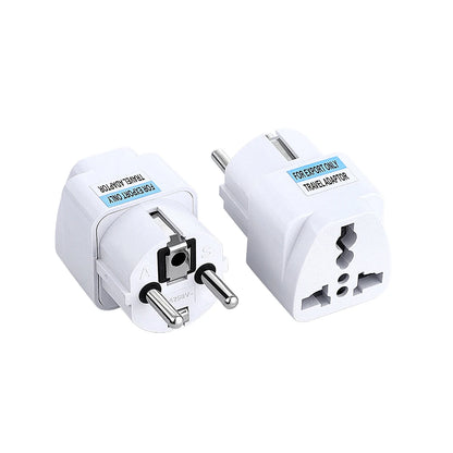 EU Electrical Socket Plug US UK AU To EU KR Travel Adapter Universal EU Adapter International Converter Power Socket