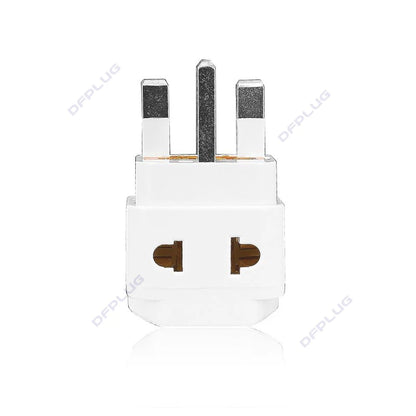 2 in 1 UK Plug Travel Adapter US EU AU to UK Universal High Quality Plug Adapter with 250V 13A Fuse EU To UK Converter AC Outlet