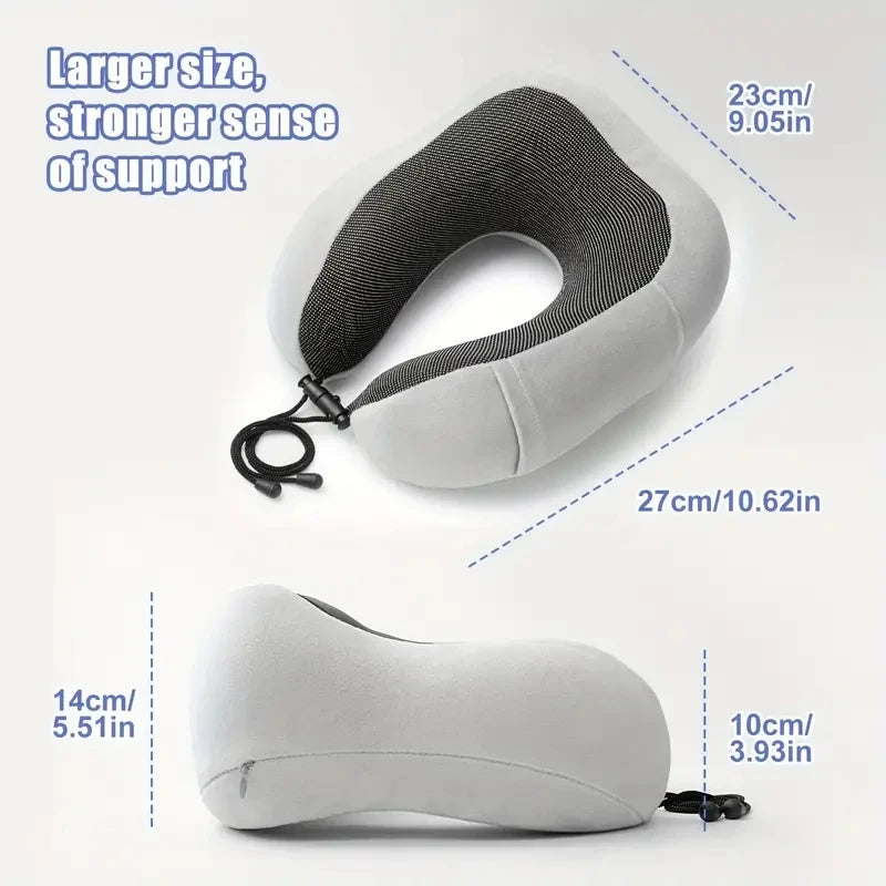 U Shaped Memory Foam Neck Pillows SoftTravel Pillow Massage Neck Pillow SleepincAirplane Pillow Cervical  Bedding