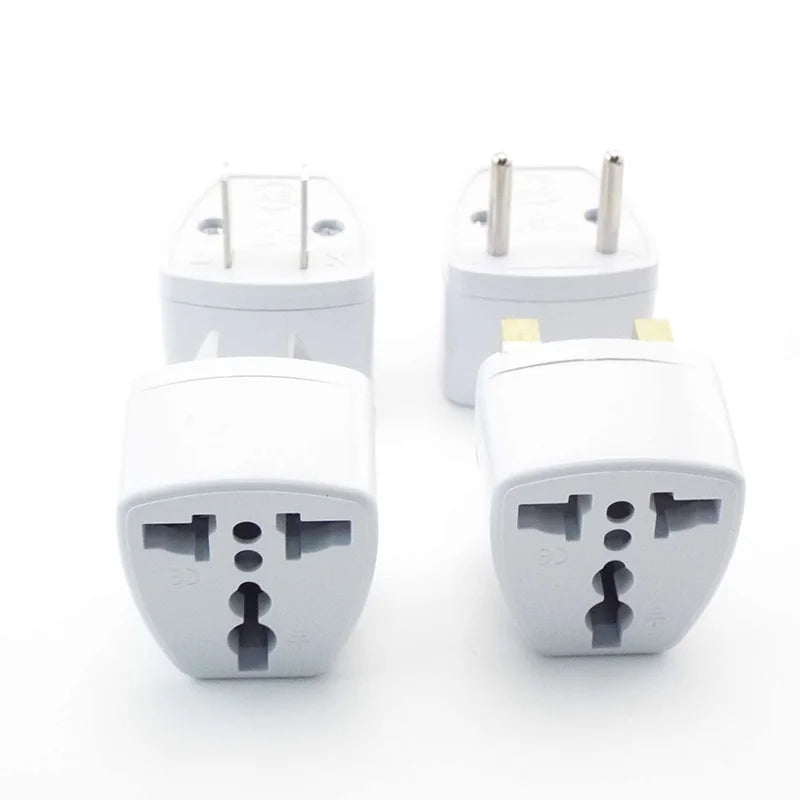 Universal Adapter USA To Euro Europe AC Power Wall Charger Adapter Converter Travel 2 Round Pin Socket US/UK/AU/DE/itlay EU Plug