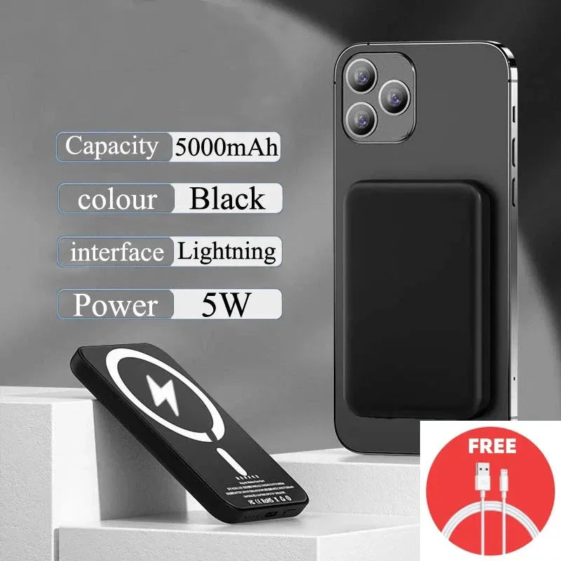 Magnetic Powerbank For iPhone Original External Battery Portable Wireless Charger for apple magsafe Power Bank Spare Battery