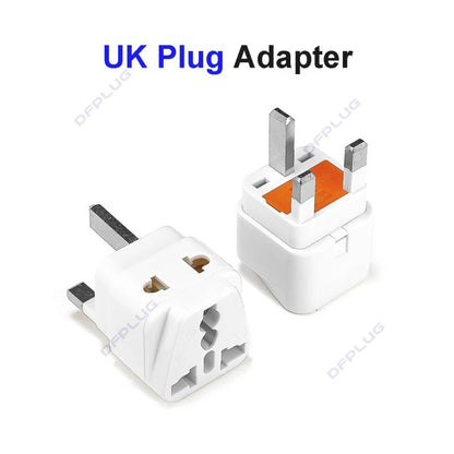 2 in 1 UK Plug Travel Adapter US EU AU to UK Universal High Quality Plug Adapter with 250V 13A Fuse EU To UK Converter AC Outlet