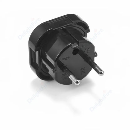 EU Power Plug Adapter UK To EU Travel Adapter Type C 4.0mm European Universal Socket Adaptor AC Outlet Electrical Plug Converter